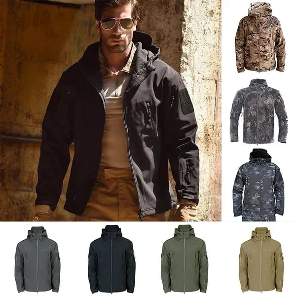 🔥LAST DAY SALE ONLY ￡21.99!!💥 Built for Wind & Rain🌧️Men's Waterproof Insulated Outdoor Jacket