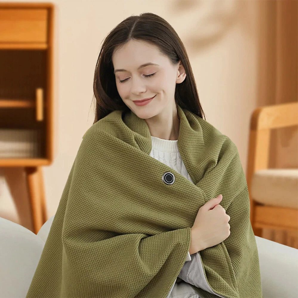 🔥 Christmas Sale — 50% OFF! ❄️ Stay Warm All Winter — Portable Electric Heated Blanket Shawl