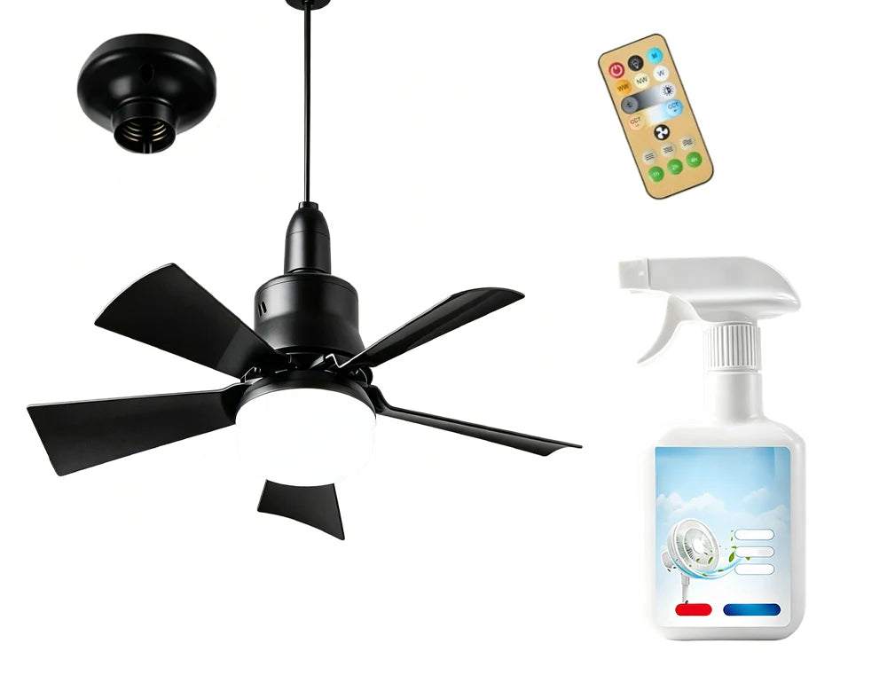 🏆LAST DAY SALE 49% OFF🔥SmartBreez™ 40W LED Ceiling Fan Light – 20.5” Ultra-Quiet with Remote 🎯 | E27 + FREE B22 Adapter 🔌 | For Bedroom 😴, Kitchen 👩‍🍳 & Garage 🛠️ – UK Ready! 🇬🇧（副本）