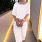 Chic & Elegant Sequin Color Block Two-Piece Set - Stylish Outfit with Pockets
