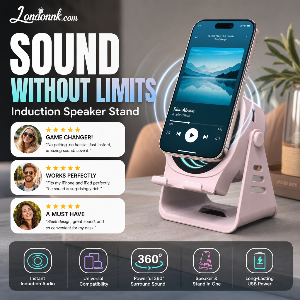 🔥 2026 New Viral Gadget 50% OFF 😍 30K+ SOLD | Smart Phone Sound Amplifier Stand – No Bluetooth Needed