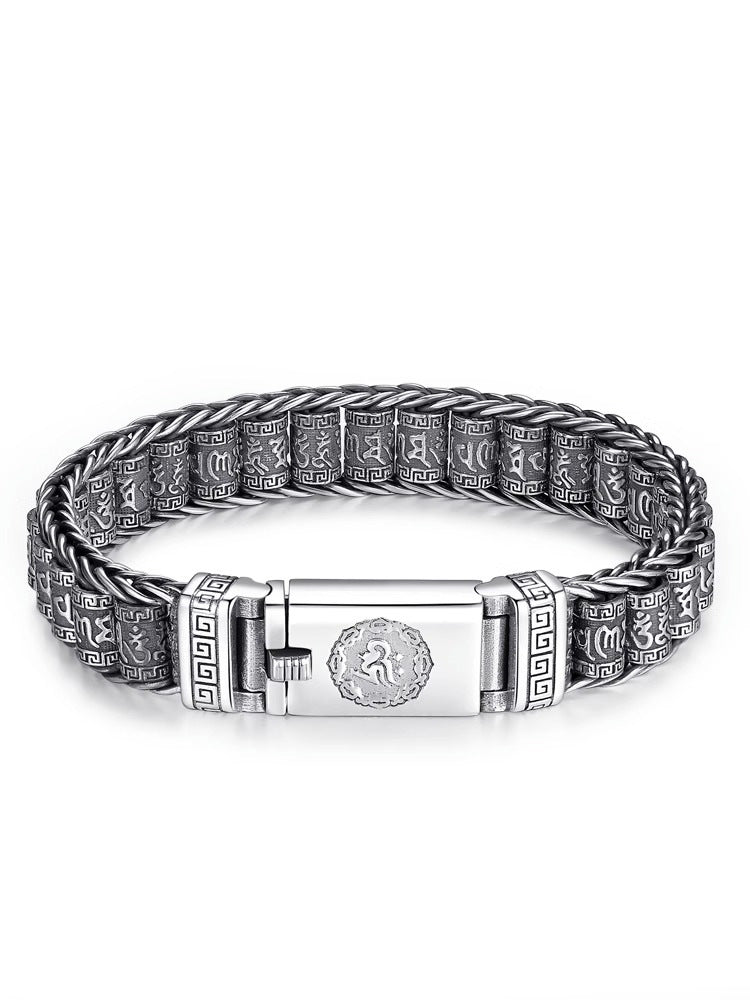 Six Character Truth-Prayer Wheel Bracelet