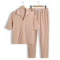 🌸2025 New Products 50% OFF💖Men's 2 Pieces Short Sleeve V-Neck Top & Pants Sets