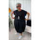 Oversized Round Neck Short Sleeve Dress
