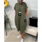 Oversized Round Neck Short Sleeve Dress