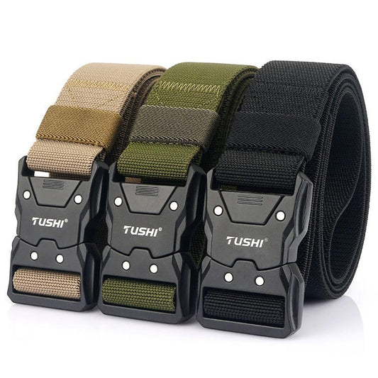 😎Tactical elasticated belt with quick-release buckle✨