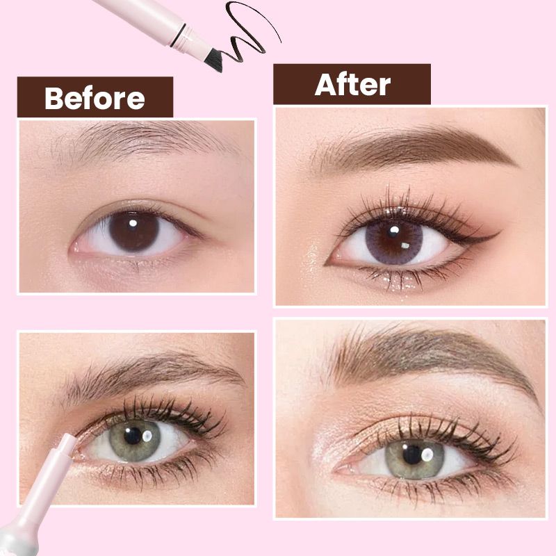 💥Natural Eyebrow Cream with Angled Brush