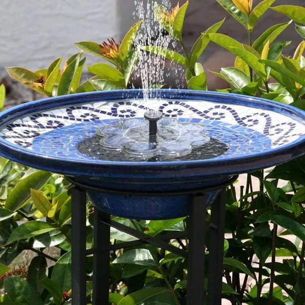 ☀LAST DAY SALE 50% OFF!!🐦️⛲Compact Solar Bird Fountain Pump – Keep Your Garden Alive!