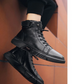 🎁 Hot Sale 49% OFF 🔥MARTINI' BLACK LEATHER BOOTS