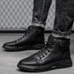 🎁 Hot Sale 49% OFF 🔥MARTINI' BLACK LEATHER BOOTS