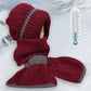 ❄️👩 Integrated Windproof Hat Scarf for Women - Warm Knitted Design, Ear Protection & Multiple Colors (Versatile for Winter Activities)!