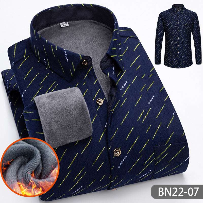 🖤FLASH SALE🎁Autumn and winter men's casual thickened warm shirts