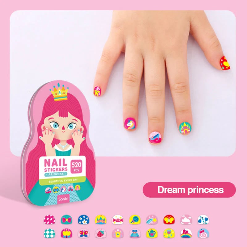 Kids Nail Stickers(520pcs)