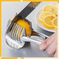 🏆 Last Day Special Price £7.99 ! 🍋Buy 1 Get 1 Free🎁 Creative Kitchen Slice Cutting Tool, Food‑Grade Aluminum Alloy Hand‑Held Slicer