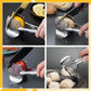 🏆 Last Day Special Price £7.99 ! 🍋Buy 1 Get 1 Free🎁 Creative Kitchen Slice Cutting Tool, Food‑Grade Aluminum Alloy Hand‑Held Slicer