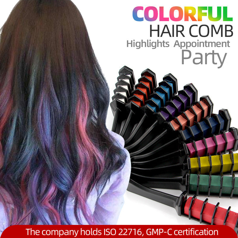 🎁Limited Time Discount🔥Temporary Hair Dye Chalk Comb- Cruelty Free
