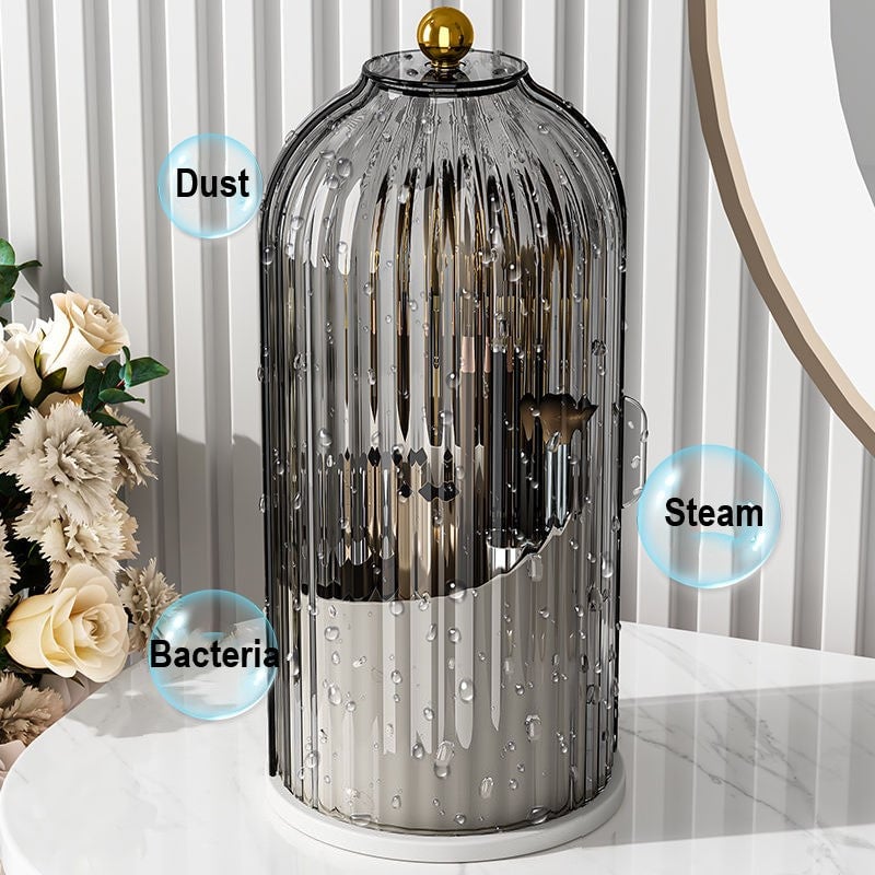 🏆 Last Day Special Price £9.99! 🌸 Sliding Lid Toothbrush Organiser – Wall-Mounted, Dustproof & Perfect for Small British Bathrooms & En-Suites 🏠