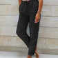 🌸LAST DAY SPECIAL PRICE: ￡11.99!!🌸Women's  Elastic Waist Cotton Linen Casual Pants