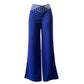 🍃Women's Casual Hollow-out High-Waisted Wide-Leg Pants