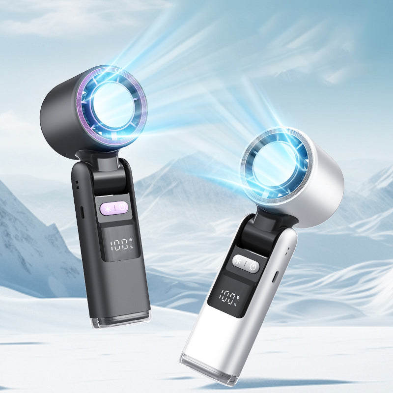 🔥【Hot Sale】WhisperBreeze Mini Fan 🔥 | Under 40dB Noise | Vibration-Free | Night Light Mode（副本）
