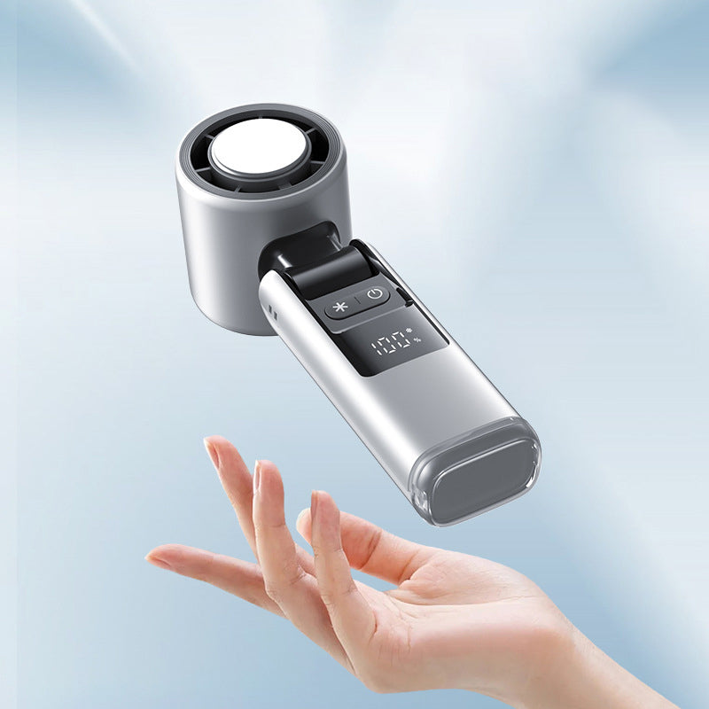 🔥【Hot Sale】WhisperBreeze Mini Fan 🔥 | Under 40dB Noise | Vibration-Free | Night Light Mode（副本）