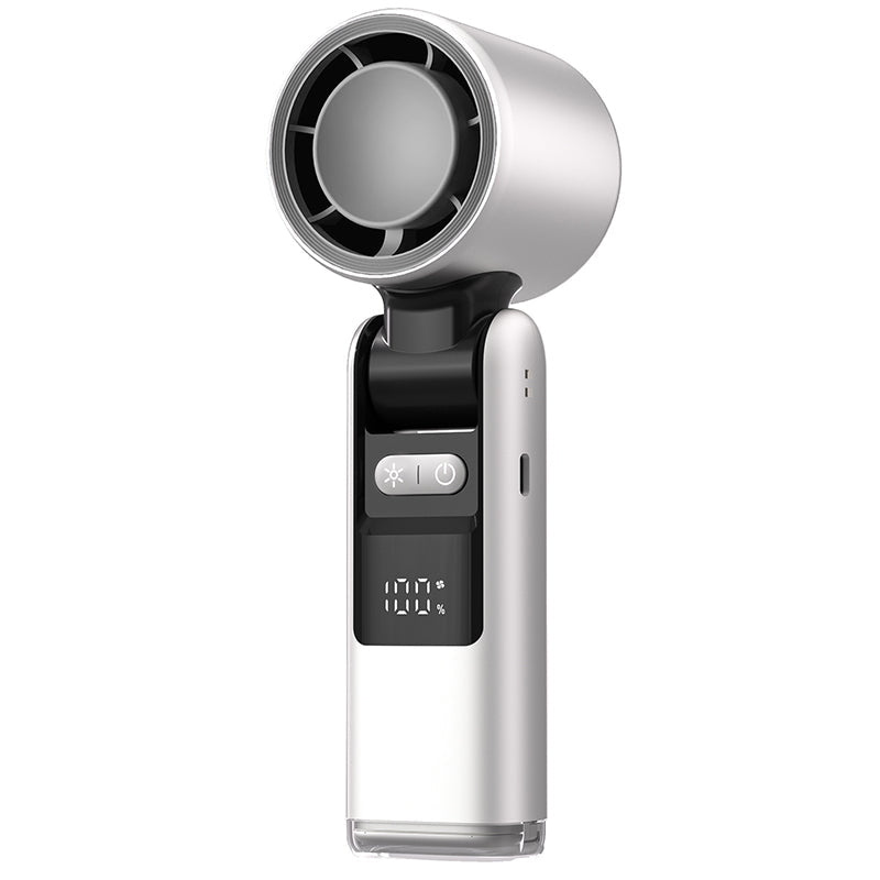 🔥【Hot Sale】WhisperBreeze Mini Fan 🔥 | Under 40dB Noise | Vibration-Free | Night Light Mode（副本）