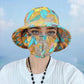 ⏳ Limited time 50% off! 💥Floral Large Brimmed Sun Hat with Mask（The more you buy, the higher the discount）