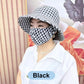 ⏳ Limited time 50% off! 💥Floral Large Brimmed Sun Hat with Mask（The more you buy, the higher the discount）