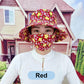 ⏳ Limited time 50% off! 💥Floral Large Brimmed Sun Hat with Mask（The more you buy, the higher the discount）