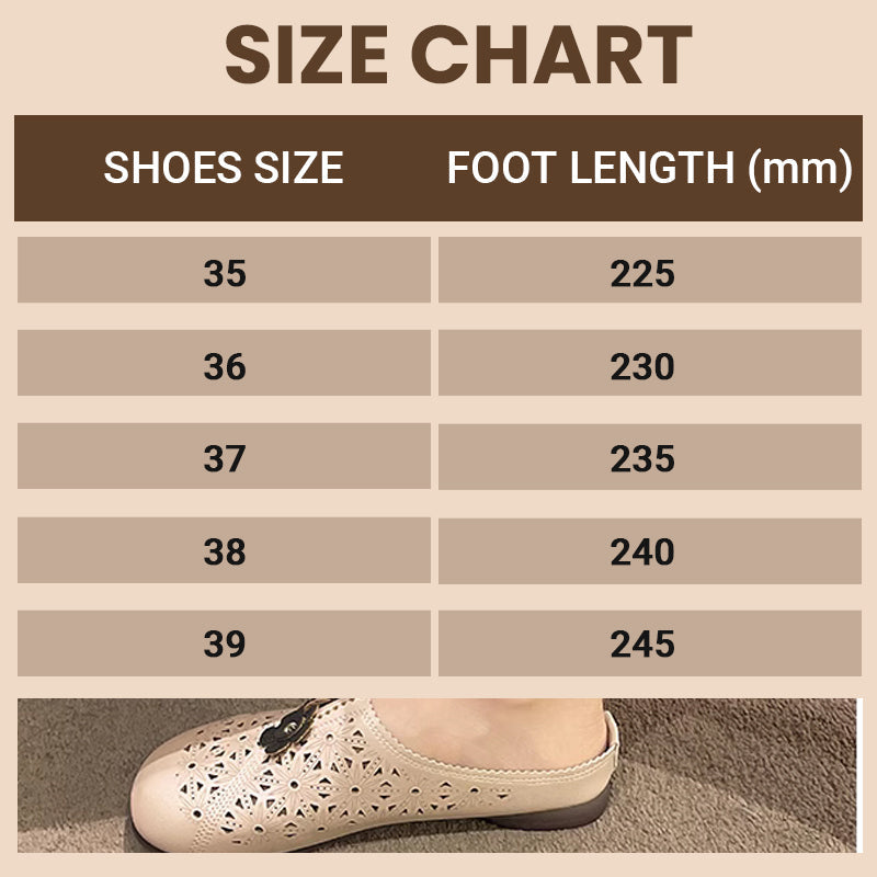 Women's Elegant PU Leather Slide Sandals with Floral Design