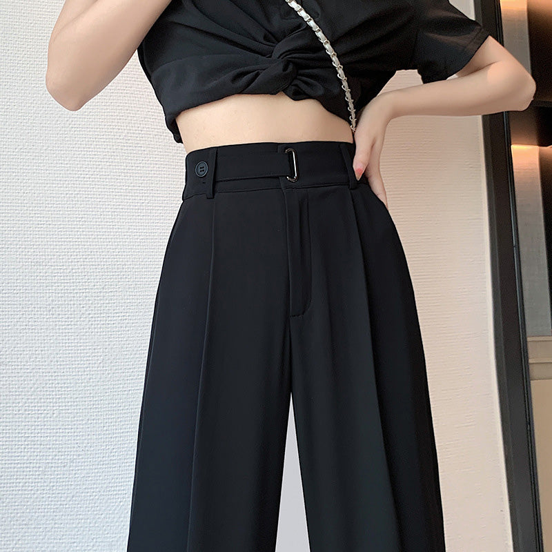 ⏳ Limited time 50% off! 💥Draped Straight Leg Casual Simple Suit Pants（The more you buy, the higher the discount）