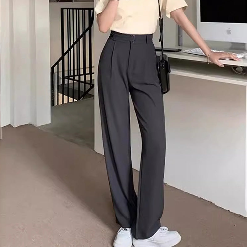 ⏳ Limited time 50% off! 💥Draped Straight Leg Casual Simple Suit Pants（The more you buy, the higher the discount）