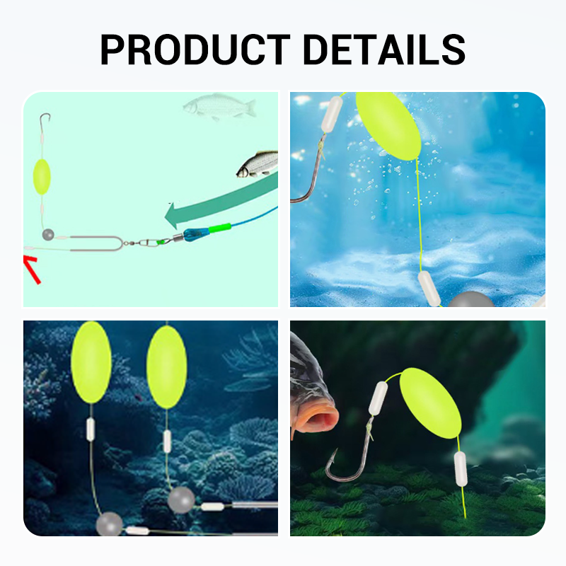 🎣⚡ Double-Hook Reverse Bottom Rig! Upgraded version boosts hook-up rate by 50% – say goodbye to snagging! 🎣