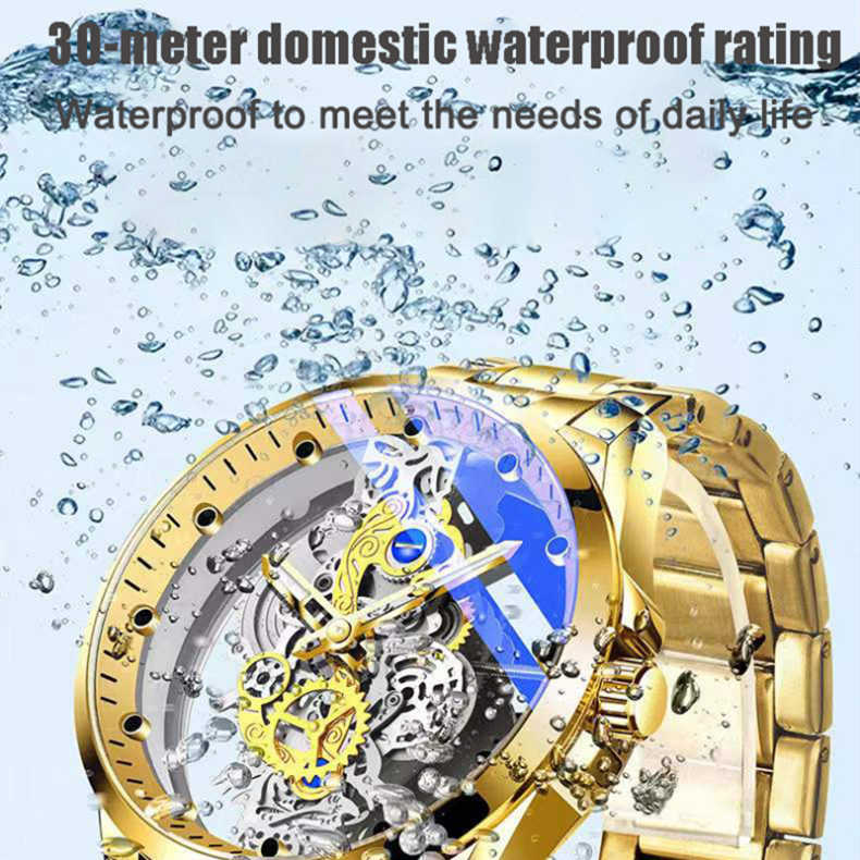 Double-Sided Skeleton Automatic Tourbillon Non-Mechanical Movement Watches