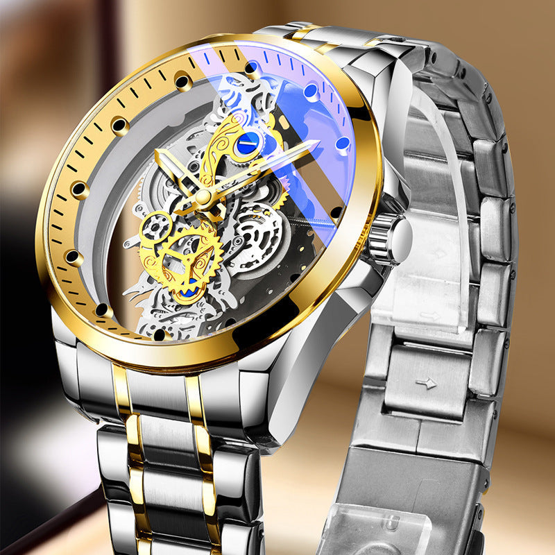 Double-Sided Skeleton Automatic Tourbillon Non-Mechanical Movement Watches