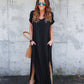 Summer Casual Maxi Dresses for Women- Women's V Neck Cap Sleeve Long Sundress with Pockets Beach Vacation