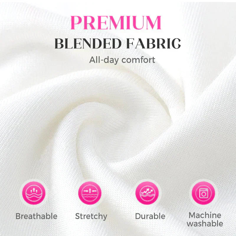 🎁LAST DAY SALE £10.99🔥Summer Hot Sale 50% OFF⏳Women's Casual Pleated V-Neck Short-Sleeve Top