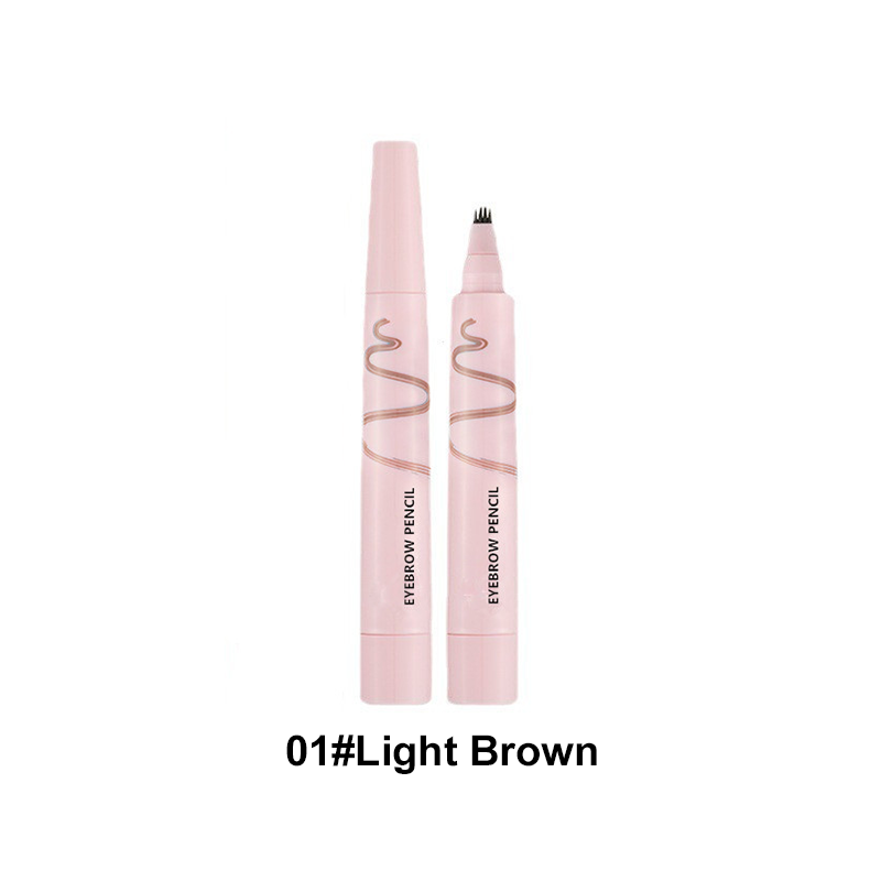 🔥Last Day-Buy 1 Get 1 Free!🎁🖤 Waterproof Eyebrow Pencil with 4-Prong Tip | Ultra-Fine Lines for Natural Hair-Like Effect 💗 | 24-Hour Smudge-Proof Wear 🌧️