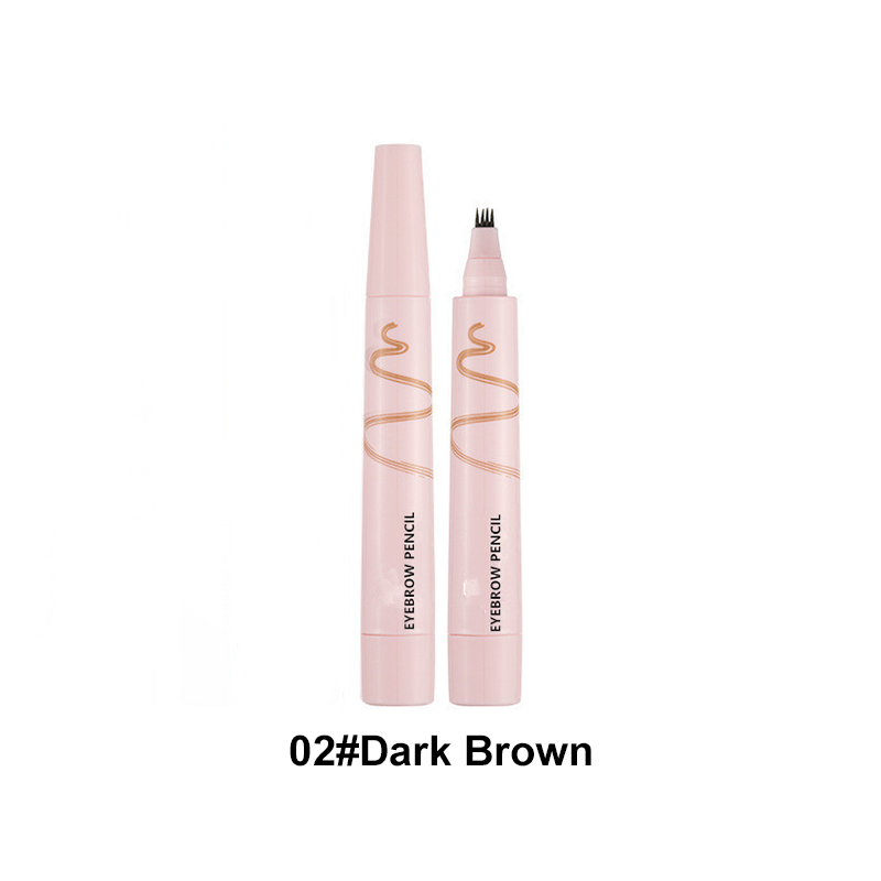 🔥Last Day-Buy 1 Get 1 Free!🎁🖤 Waterproof Eyebrow Pencil with 4-Prong Tip | Ultra-Fine Lines for Natural Hair-Like Effect 💗 | 24-Hour Smudge-Proof Wear 🌧️
