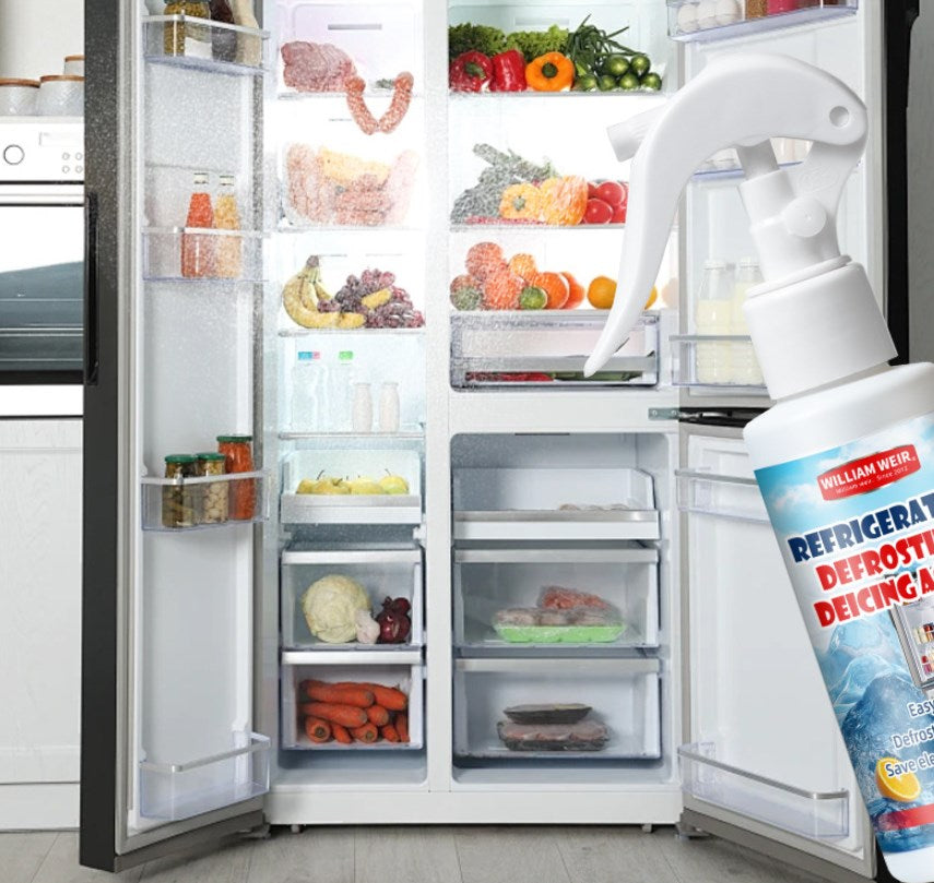 🧊 Buy 2 Get 1 Free | Defrosting Spray for Fridge Freezer 🎁 Includes Free Spatula