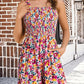 ⏰Hot Sale - 50% Off💃 Floral Print Sleeveless Shorts Jumpsuit with Pockets