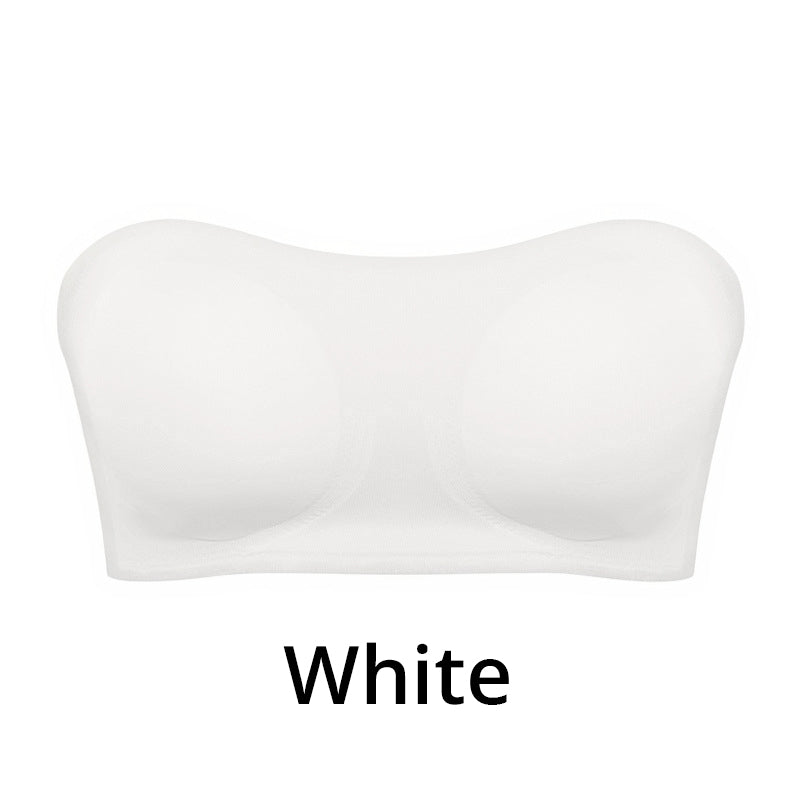 💜BUY 1 GET 1 FREE &💜Strapless Wireless Bra with Crossover Side Closure