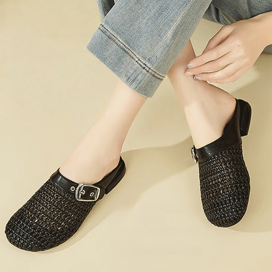 Women's Casual Cut-Out Mule Shoes