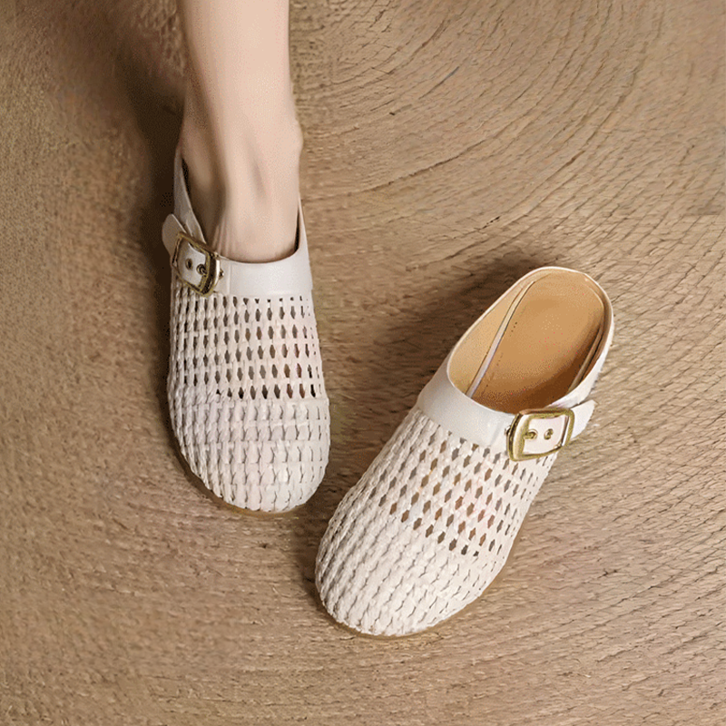 Women's Casual Cut-Out Mule Shoes