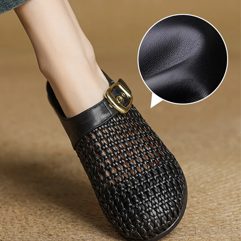 Women's Casual Cut-Out Mule Shoes