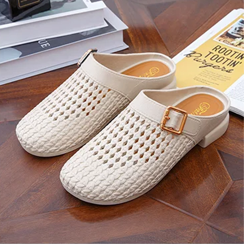 Women's Casual Cut-Out Mule Shoes