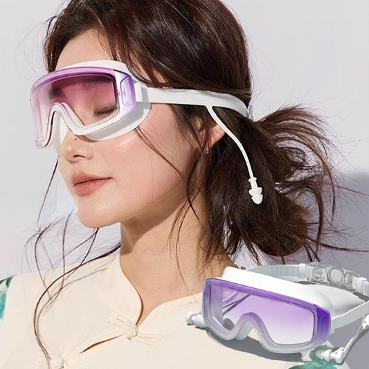 Waterproof Swimming Goggles & Swimming Cap Set