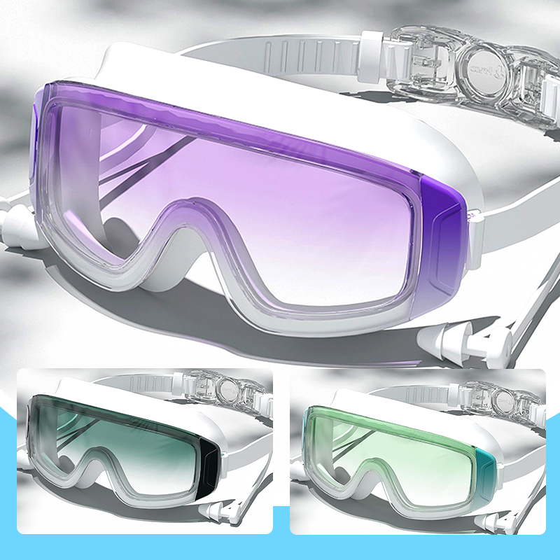 Waterproof Swimming Goggles & Swimming Cap Set