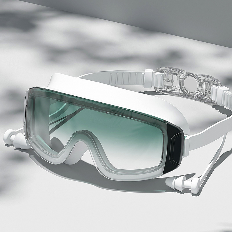 Waterproof Swimming Goggles & Swimming Cap Set