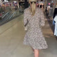 💜Women's Trendy Leopard Print V-Neck Loose Fit Dress